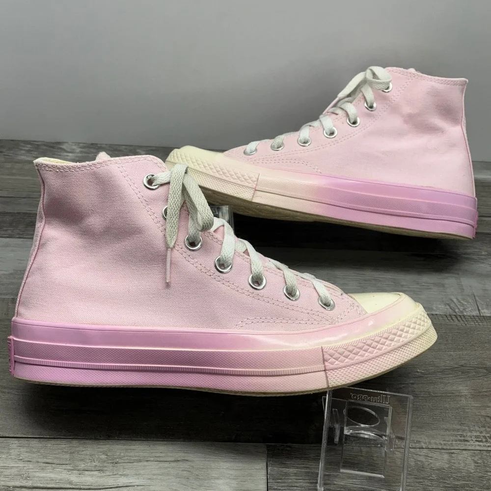 Converse Chuck Taylor All Star Ombre Pink High Top Sneakers A00533C Womens 8 - Picture 2 of 8